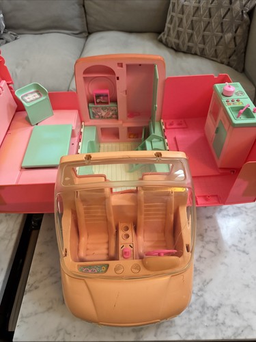 Barbie motorhome camper - rv,