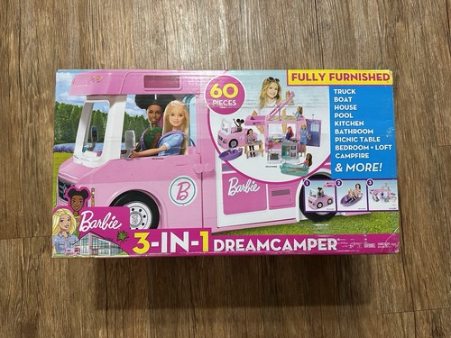 Barbie dream camper - barbie, 3-in-1