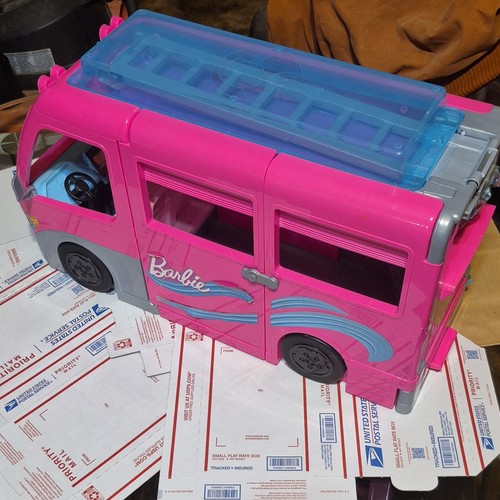 Barbie pink gray - camper, rv