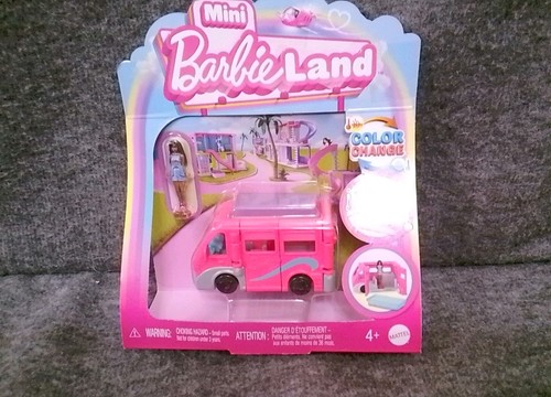 Mattel mini barbie land - mattel, camper